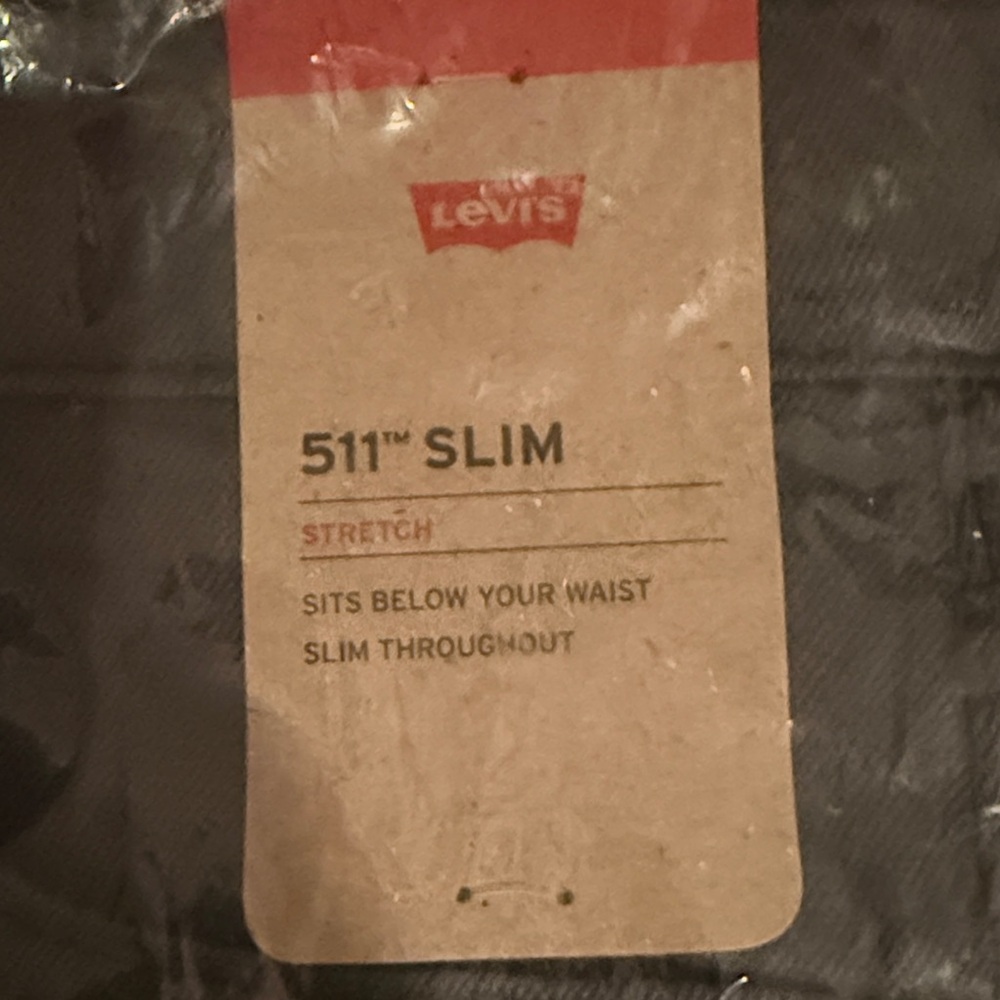 Levi's 511 Slim Stretch Jeans in Charcoal
